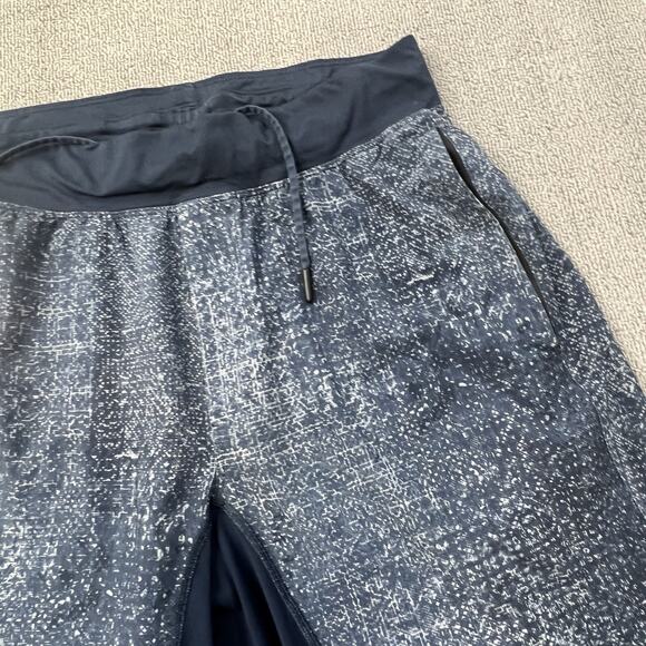 Lululemon Shorts Adult Medium Blue Active Casual Outdoor Fitness Athleisure Mens - Picture 4 of 14